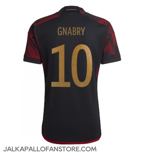 Saksa Serge Gnabry #10 Vieraspaita MM-kisat 2022 Lyhythihainen